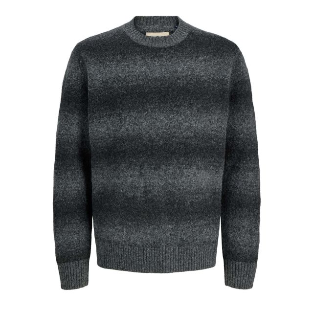 Jack & Jones Ανδρική Μπλούζα Jprblutyler Knit Striped Crew Neck 12286239