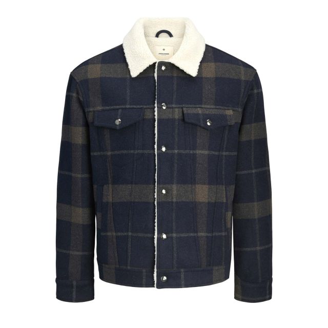 Jack & Jones Aνδρικό Μπουφάν Jprblutexas Wool Blend Trucker Jacket Sn 12281109