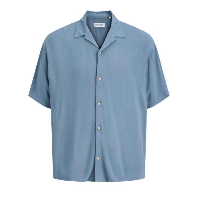 Jack & Jones Ανδρικό Πουκάμισο Jjejeff Resort Solid Shirt Ss Sn 12288852 - 733380