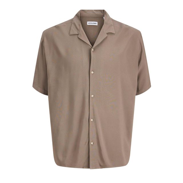 Jack & Jones Ανδρικό Πουκάμισο Jjejeff Resort Solid Shirt Ss Sn 12288852 - 733385