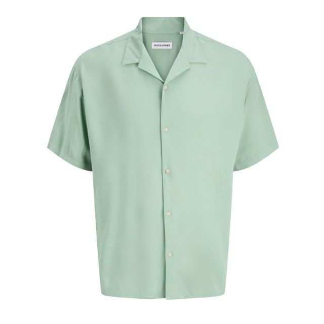 Jack & Jones Ανδρικό Πουκάμισο Jjejeff Resort Solid Shirt Ss Sn 12288852 - 733390