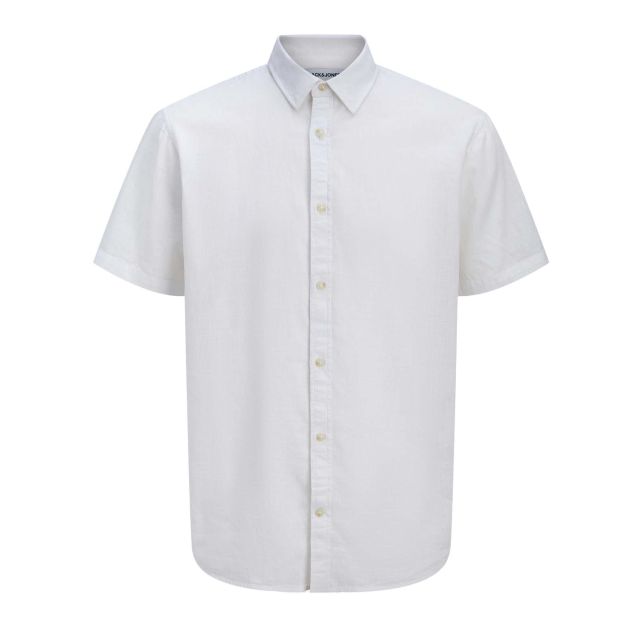 Jack & Jones Ανδρικό Πουκάμισο Jjesummer Linen Blend Shirt S/S Sn 12289160
