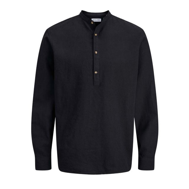 Jack & Jones Ανδρικό Πουκάμισο Jjesummer Linen Blend Tunic Shirt L/S Sn 12289190