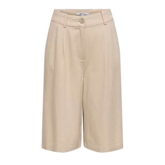 Only Γυναικεία Βερμούδα Onlgoa Hw Linen Bl Long Shorts Cc Tlr 15363720