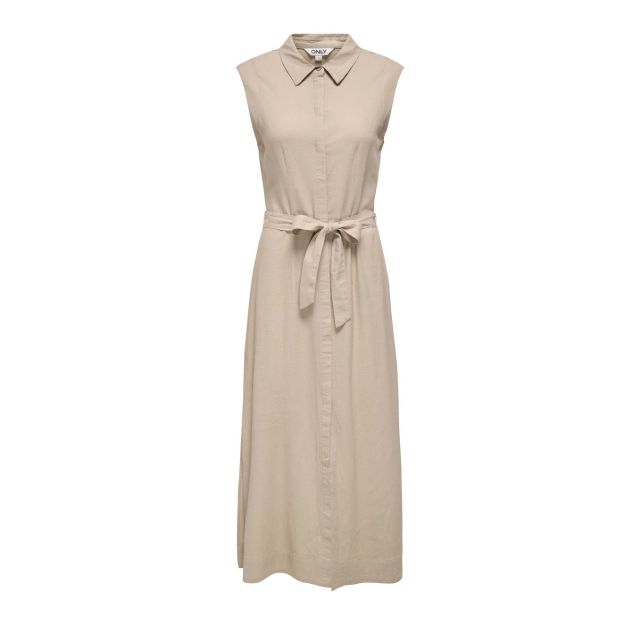 Only Γυναικείο Φόρεμα Onlgoa Sl Linen Bl Shirt Dress Cc Pnt 15363697