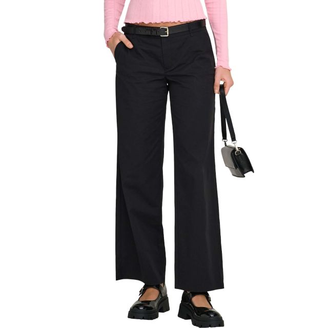 Only Γυναικείο Παντελόνι Onltanny Lw Wide Chino Pant Cc Pnt 15364079