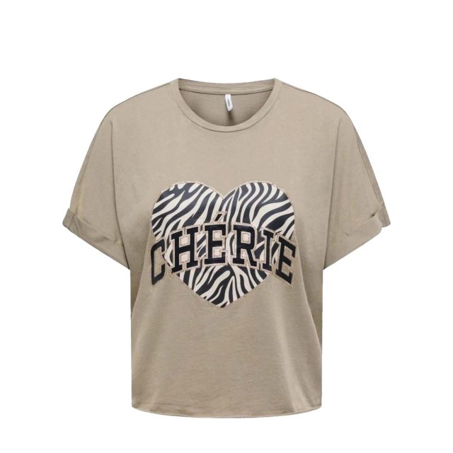 Only Γυναικεία Μπλούζα Onllucy Life S/S Animal Top Box Cc Jrs 15339887