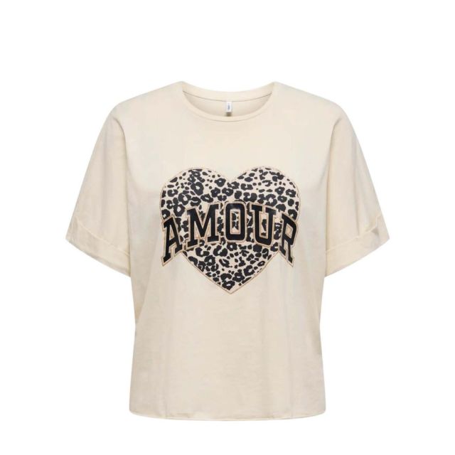 Only Γυναικεία Μπλούζα Onllucy Life S/S Animal Top Box Cc Jrs 15339887