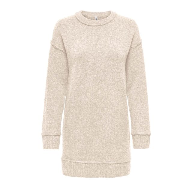 Only Γυναικείο Φόρεμα Onlhazel Life Ls O-Neck Dress Bf Knt 15358599