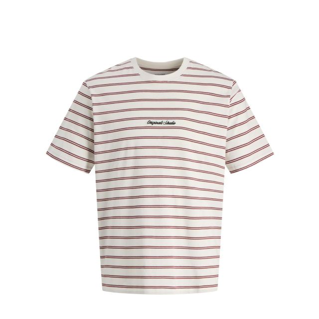 Jack & Jones Ανδρική Μπλούζα Jornorrebro Stripe Tee Ss Cn Ln 12291021