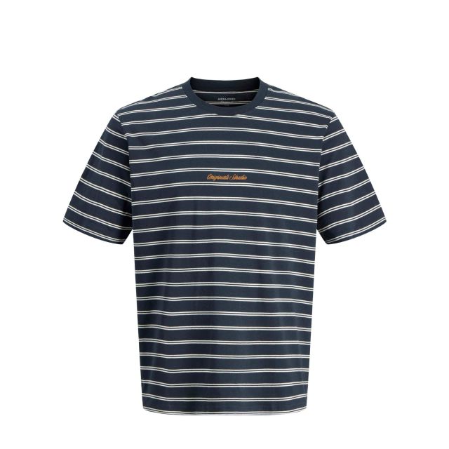 Jack & Jones Ανδρική Μπλούζα Jornorrebro Stripe Tee Ss Cn Ln 12291021