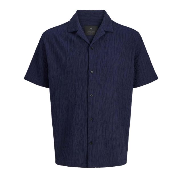 Jack & Jones Ανδρικό Πουκάμισο Jprblajake Jacquard S/S Shirt 12292195 - 734444