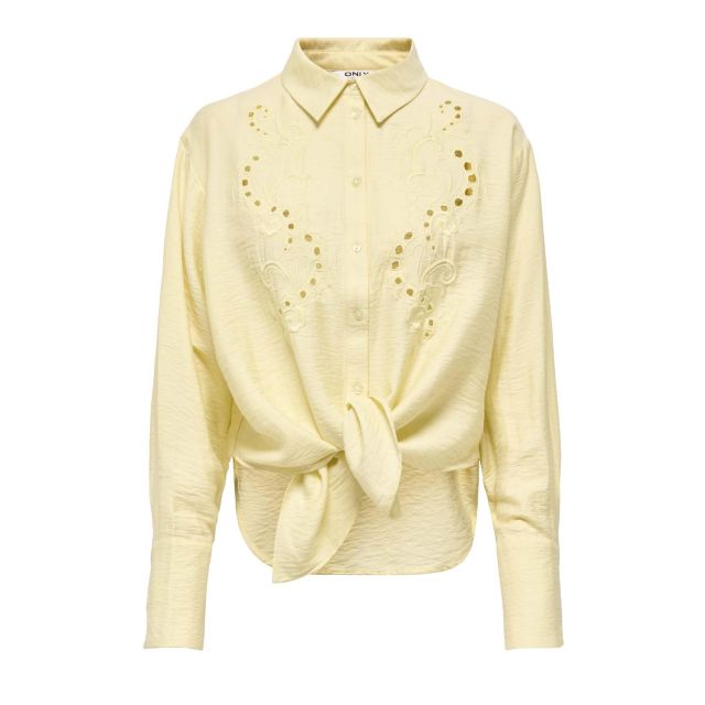 Only Γυναικείο Πουκάμισο Onlbirona Lino L/S Tie Shirt Wvn Sud 15365768