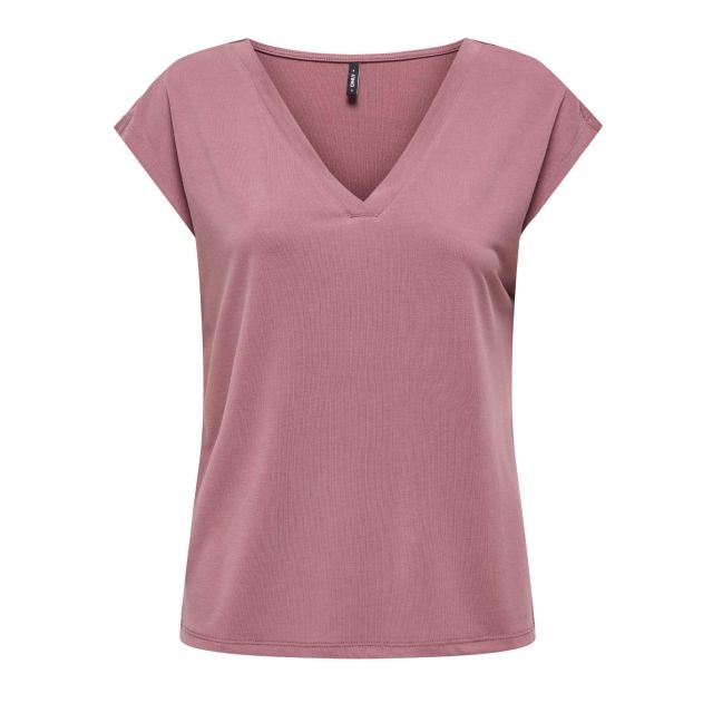 Only Γυναικεία Μπλούζα Onlfree S/S Mod.V-Neck Top Jrs 15287041