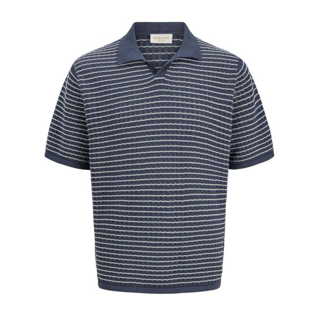 Jack & Jones Ανδρική Μπλούζα Jornantucket Knit Split Neck Polo Sa26 12291422