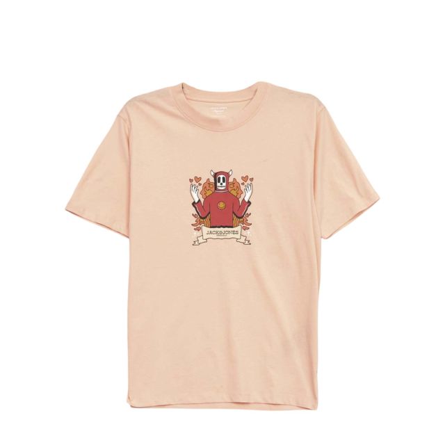 Jack & Jones Ανδρική Μπλούζα Jorcatskills Skull Tee Ss Crew Neck 12293279