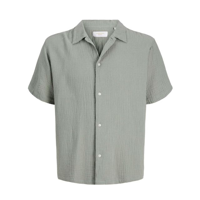 Jack & Jones Ανδρικό Πουκάμισο Jornantucket Double Cloth Shirt Ss Ea26 12291812 - 734218