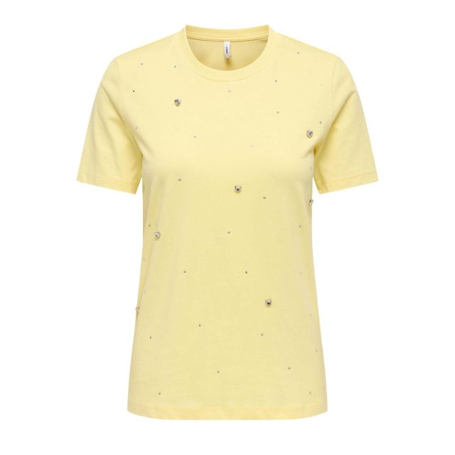 Only Γυναικεία Μπλούζα Onlfilizza Life S/S Stone Top Box Jrs 15368933
