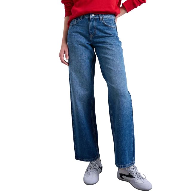 Topshop Γυναικείο Τζιν Παντελόνι Tscinch Lr Wide Dnm Jeans Mb 31000239