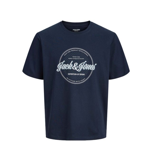 Jack & Jones Jjedover Denim Tee Ss O-Neck Sn 12290417 - 733812