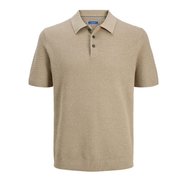 Jack & Jones Ανδρική Μπλούζα Jprbluriley Knit Polo Ss Sn 12292034