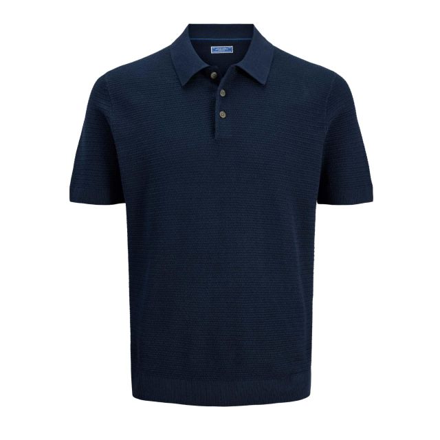 Jack & Jones Ανδρική Μπλούζα Jprbluriley Knit Polo Ss Sn 12292034