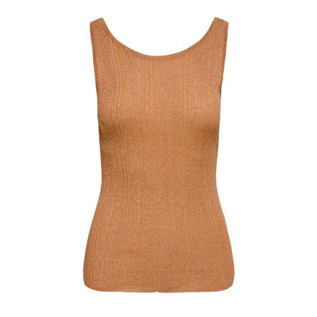 Only Onlanna Sl Glitter Revers Rib Top Knt 15364900