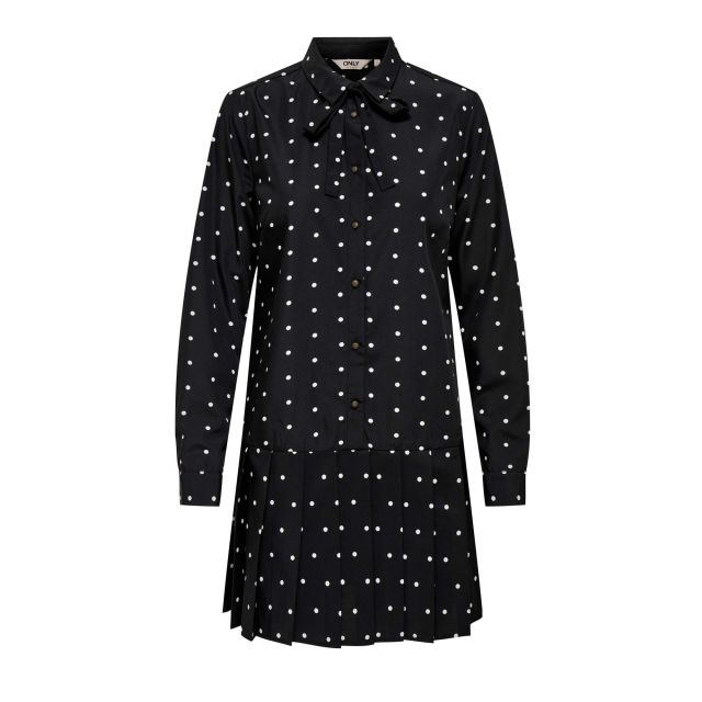 Only  Γυναικείο Φορεμα Onlmargon L/S Shirt Tie Dress Wvn 15371052