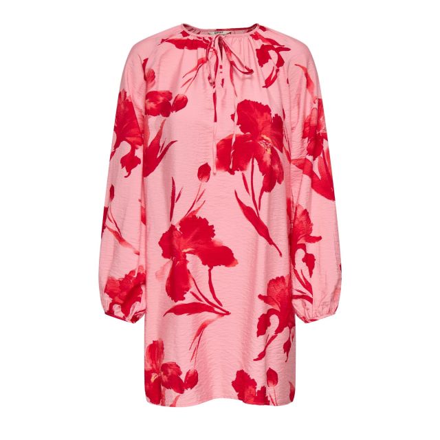 Only Γυναικείο Φόρεμα Onlhyaci L/S String Short Dress Wvn 15372517