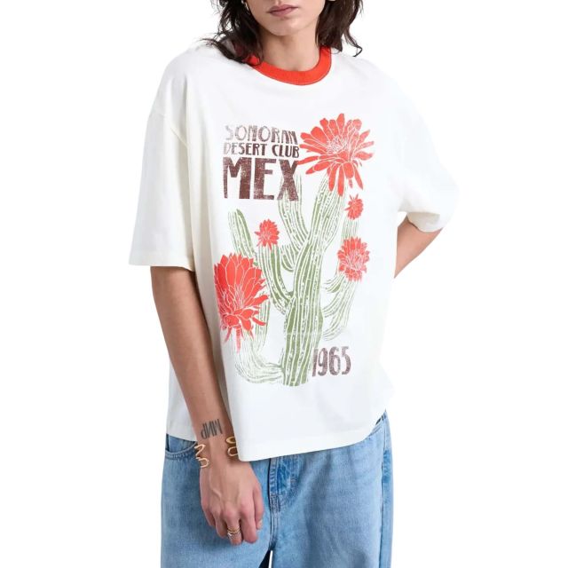 Topshop Γυναικεία Μπλούζα Tsemily Ss Graphic Oversized T-Shirt Jrs 31000819 - 752762