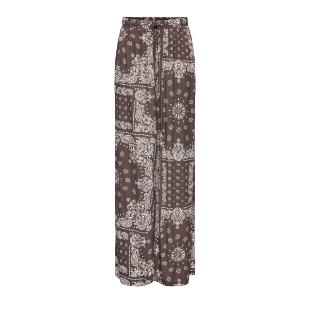 Only Γυανικείο Παντελόνι Onlkavi Ambelpull Up Wide Pants Wvn 15373641