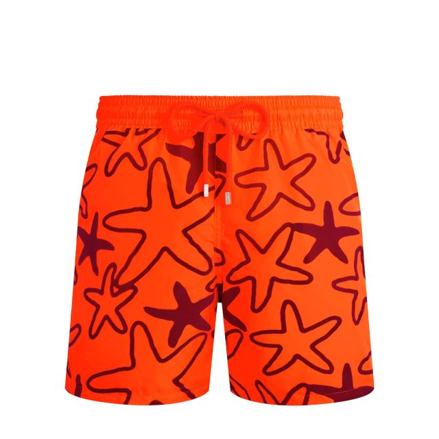 Vilebrequin Ανδρικό Μαγιό Men Ultra-Light And Packable Swim Shorts Flocked Starlettes MAHCD302