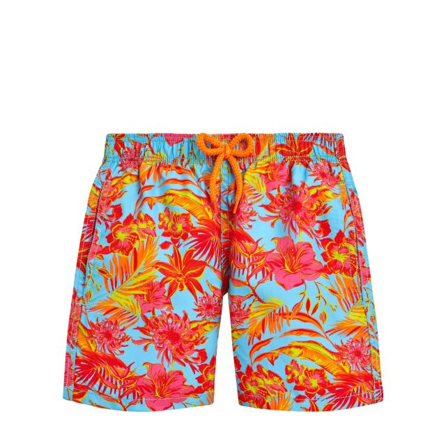 Vilebrequin Ανδρικό Μαγιό Men Swim Shorts Tahiti Flowers MOOAB103