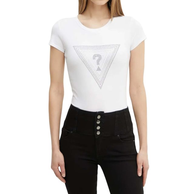 Guess Γυναικεία Μπλούζα Ss Triangle Ombre R3 Tee W5GI43KA0Q1