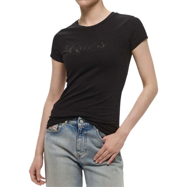 Guess Γυναικεία Μπλούζα Ss Guess Dot Logo R3 Tee W5GI47KA0Q1