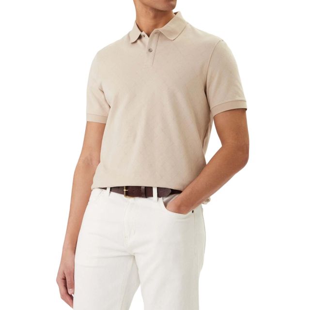 Guess Ανδρική Μπλούζα Ss Jacquard Allover Polo M6RP05KD181