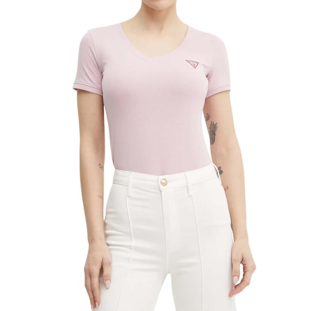 Guess Γυναικεία Μπλούζα Ss Vn Mini Triangle Tee W2YI45J1314