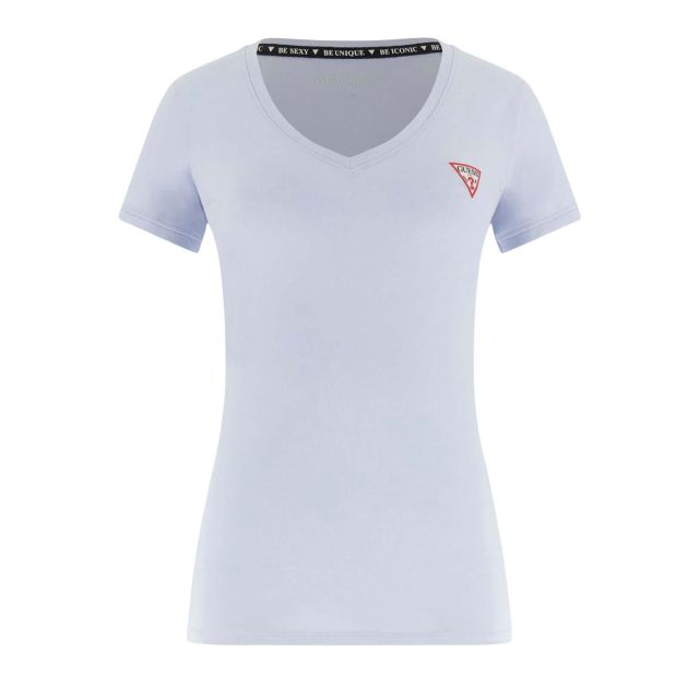 Guess Γυναικεία Μπλούζα Ss Vn Mini Triangle Tee W2YI45J1314