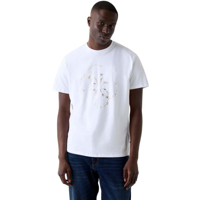 Guess Ανδρική Μπλούζα Ss Bsc Shimmer Quattro G Tee M6RI03I3Z14