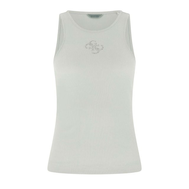 Guess Γυναικεία Μπλούζα Sl Round Nk Guendalina Top W6RP39KD092