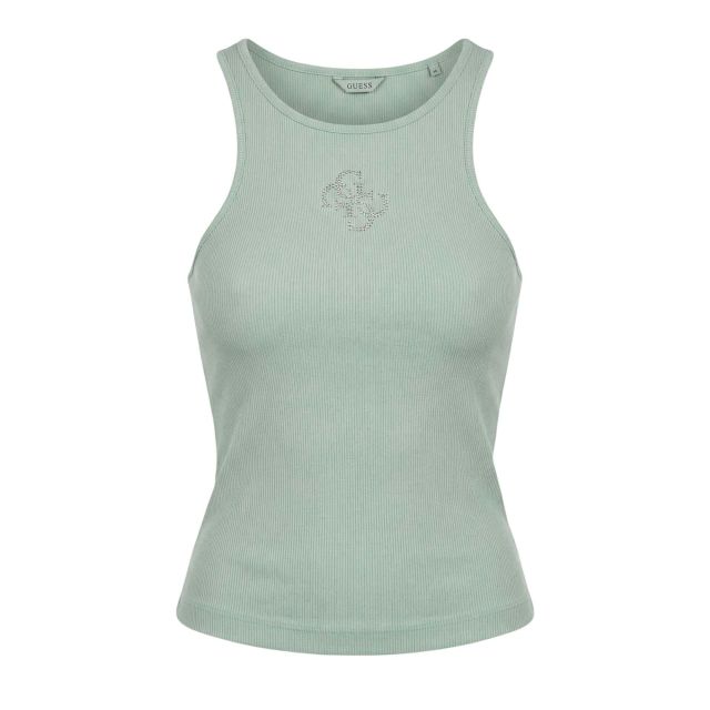 Guess Γυναικεία Μπλούζα Sl Round Nk Guendalina Top W6RP39KD092