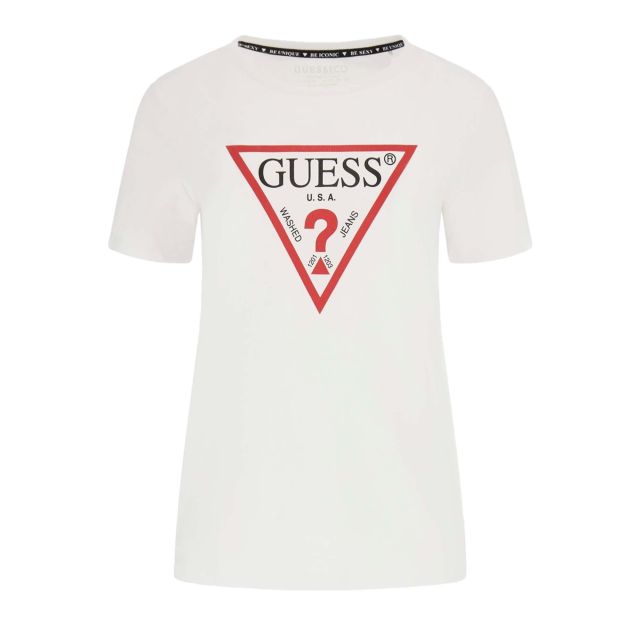 Guess Γυναικεία Μπλούζα Ss Cn Original Tee W1YI1BI3Z14