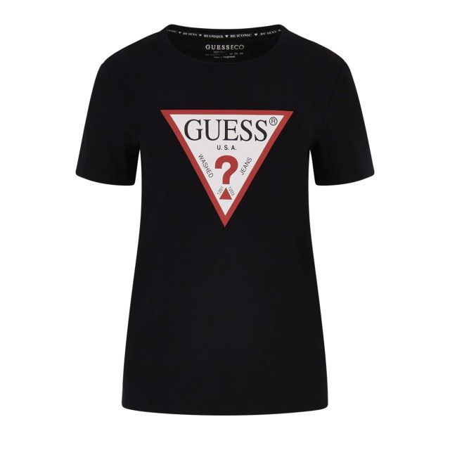 Guess Γυναικεία Μπλούζα Ss Cn Original Tee W1YI1BI3Z14