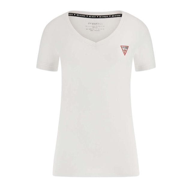 Guess Γυναικεία Μπλούζα Ss Vn Mini Triangle Tee W2YI45J1314