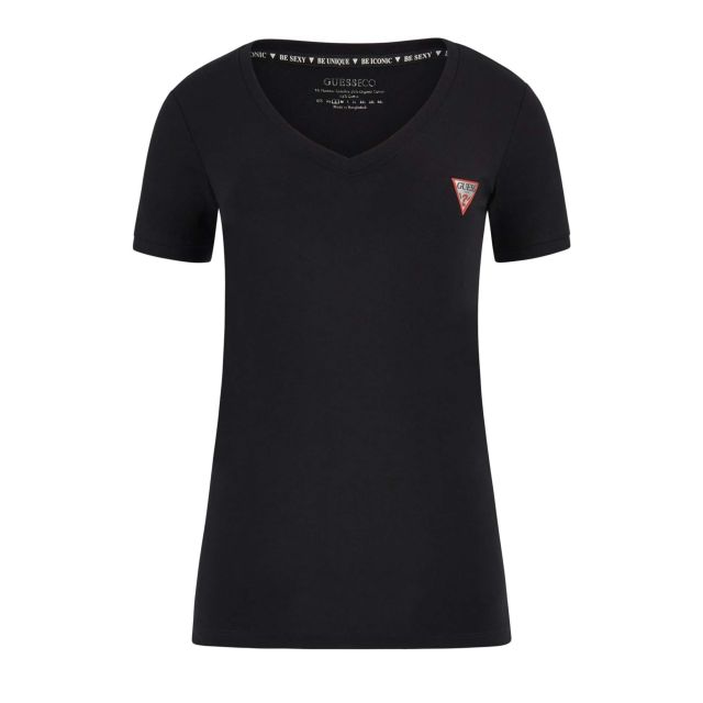 Guess Γυναικεία Μπλούζα Ss Vn Mini Triangle Tee W2YI45J1314