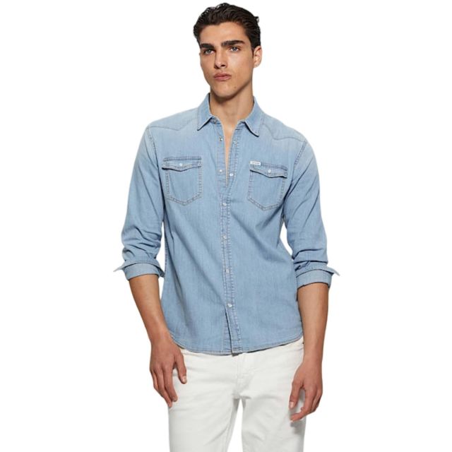 Guess Aνδρικό Πουκάμισο Truckee L/S Shirt M4GH02D3PF5