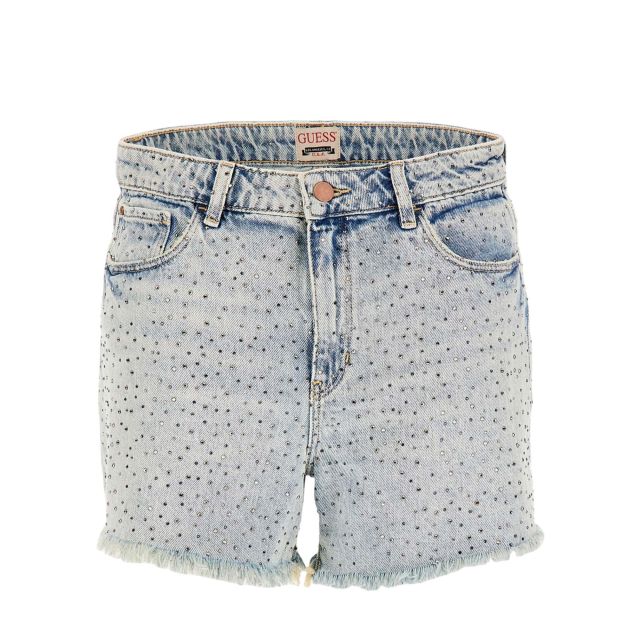 Guess Γυναικείο Σορτς Relaxed Midi Short W5GD74D5LQ2