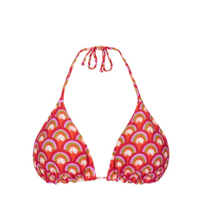 Rio de Sol Top Floral-Scales Tri-Inv 1981124134