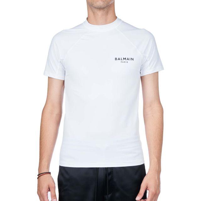 Balmain Ανδρική Μπλούζα Raglan Short Sleeves T-Shirt BWM350920