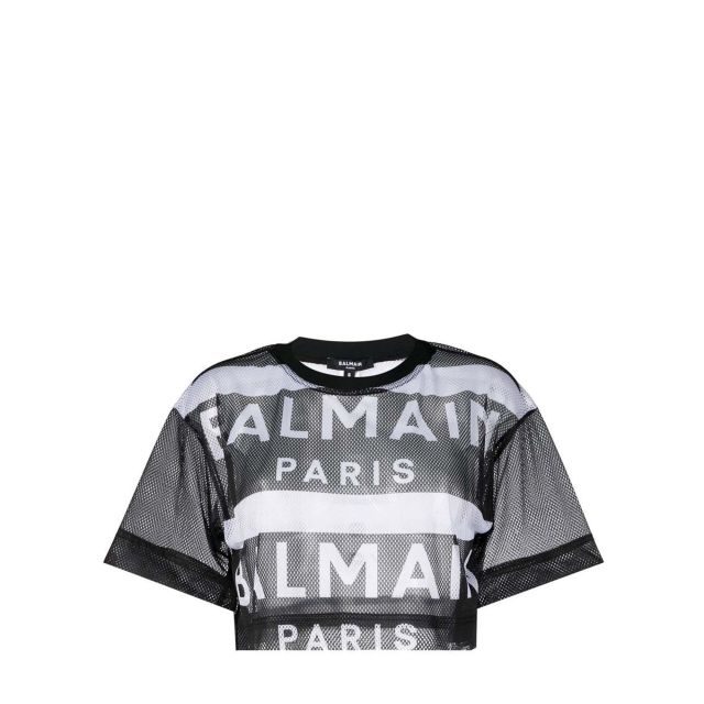 Balmain Γυναικεία Μπλούζα Cropped BKM341310